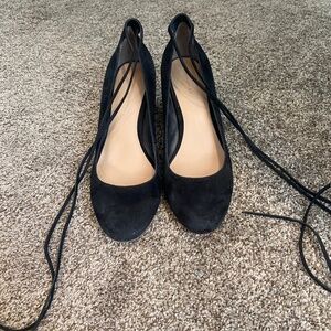 Black suede Loeffler Randall hells